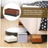 4pcs Furniture Foot Pad Desk Risers for Height Support view 4