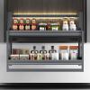 AngelParticle Smart Pull Down Cabinet Organizer- Electric Spice Rack Lifting System, Touch Switch Pull Down Shelf for Upper Cabinets,in Cabinet Kitchen and Pantry Organization,22.2" W x 20" H, TST view 2