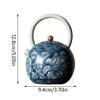 BABETRUE Teapot Household Ceramic Kung Fu Tea Set Chinese Teapot Restaurant Kettle Suitable for Coffee Shops, Home Use Tea Pots view 2
