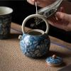 BABETRUE Teapot Household Ceramic Kung Fu Tea Set Chinese Teapot Restaurant Kettle Suitable for Coffee Shops, Home Use Tea Pots view 4
