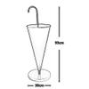 Rsmmpqa Metal Umbrella Stand, Rack for Office Entryway Deco,Umbrella Holder for Canes Walking Sticks (?30h93cm|Gold) view 2