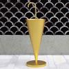 Rsmmpqa Metal Umbrella Stand, Rack for Office Entryway Deco,Umbrella Holder for Canes Walking Sticks (?30h93cm|Gold) view 4