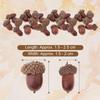 30 Pcs Natural Dried Acorn, Small Acorns Ornaments Vase Fillers for DIY Crafts, Christmas Thanksgiving Decorative House Fall Winter Holiday Home Decor view 2