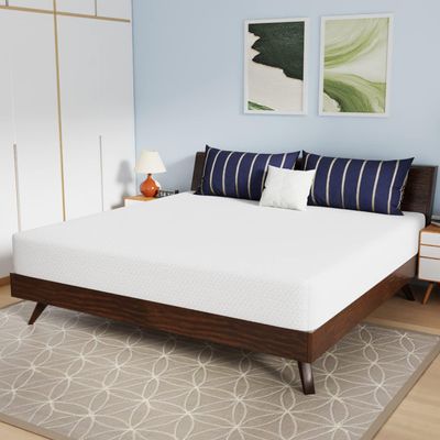 Dopinmin Mattress 10 Inch Bamboo Charcoal Infused Gel Mattress CertiPUR-US Certified Memory Foam Mattress Removable Soft Cover Medium Firmness Mattress for Cool Sleep & Pressure Relief, King Size