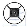yaaqoo 24" Swivel Recliner Chair Ring Base Heavy Duty Bottom Replacement view 2