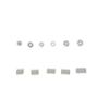 XvuaTeIw 10pc 0.5M modulus Small Motor Plastic Gear 7T 8T 10T Teeth 1mm/2mm Shaft Toy RC Car Transmission Gear 6mm Worm Gear Helical Gear(Worm Gear 6x8x1.5mm) view 1