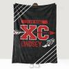 Track And Field Blanket, Personalized Cross Country Fleece Blanket, End of Season Runner Gift for Him, Cross Country Team Gifts, Track And Field Gifts For Team on Senior Night Christmas Birthday view 1