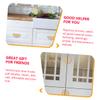 TOBBOMEY 2pcs Unique Shape Handles Cabinet Knobs Replacement for Dresser Kitchen view 3