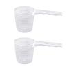 2PCS 100ml Laundry Detergent Spoon Seasoning Scoops Packaging Clear Measuring Spoons for Protein Powder Coffee Liquid Milk Scooper view 1