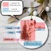 Personalized Nutcracker Christmas Ornament With Name - Ballet Theme, Printed on Both Sides (Nutcracker 9) view 2