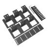 6pcs Anti Slip Mattress Gasket Anti Scratch Adjustable Thickened Widened Steel Mattress Slide Stopper for Bed Frames view 1