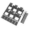 6pcs Anti Slip Mattress Gasket Anti Scratch Adjustable Thickened Widened Steel Mattress Slide Stopper for Bed Frames view 3