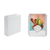 Samsill Economy 2 Inch Mini 3 Ring Round Ring Binder, Customizable Cover, White + Mini 8 Tab Sheet Protector Dividers with Tab Inserts, Clear, Fits 8x9 Inch Mini Binders view 1
