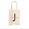 Gift Valley Personalized 15" Colorful Canvas Tote Bag  Custom Name & Initials Printed, Eco-Friendly Reusable Bag with Vinyl & DTF Printing  Durable Cotton Canvas for Shopping & Everyday Use view 3