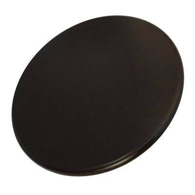 FIEZFEAT 24" 27" 30" 36" 40" Large Lazy Susan Turntable Tabletop Round Rotating Wooden Serving Tray for Dining Table Kitchen Table Top CenterpieceMulti-Color(Black,70cm/27in)
