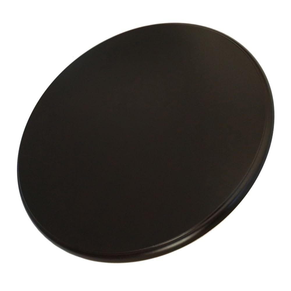 FIEZFEAT 24" 27" 30" 36" 40" Large Lazy Susan Turntable Tabletop Round Rotating Wooden Serving Tray for Dining Table Kitchen Table Top CenterpieceMulti-Color(Black,70cm/27in)