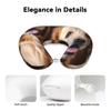 ZHANLEI Golden Retrievers Print U-Shaped Neck Pillow,Cervical Neck Pillow for Airplanes Car and Home,Memory Foam Travel Neck Pillow for Sleeping, and Side Sleepers view 4
