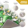St Patrick's Day Shamrock Dish Drying Mat 18x24 inch Eucalyptus Leaves Dishes Pad Dish Drainer Mats Absorbent Fast Dry Kitchen Accessories view 4