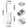 Magnetic Paper Towel Holder,Wall-Mount Roll Paper Towel Holder,Kitchen Towel Holder for Home,Bathroom,Cabinet (White, Large) view 2