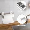 Magnetic Paper Towel Holder,Wall-Mount Roll Paper Towel Holder,Kitchen Towel Holder for Home,Bathroom,Cabinet (White, Large) view 4