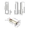 ARDKOP Door Lock Intelligent for Door Lock with Office Mechanical for Code Lock with for Home Office Zinc Alloy for Door Coded Lock Travel Coded Lock Keys Locks gz6gyv3csx view 3