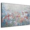 60"x72" XL Framed Wall Art - Decor Field Pastel Wildflower Landscape (Frame Assembly Required) view 1
