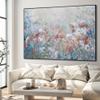 60"x72" XL Framed Wall Art - Decor Field Pastel Wildflower Landscape (Frame Assembly Required) view 4