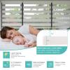 Changshade Cordless Zebra Blinds for Windows, Modern Dual Layer Zebra Blinds with Light Filtering & Privacy Control,Easy Install Zebra Blinds for Indoor Windows,47" W72" H,Beige view 3