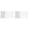 12pcs Stainless Steel Fondue Forks, Candy Dipping Forks Fruit Cake Appetizer Forks with Long Handle Reusable Fondue skewers Kitchen Tool for Cheese or Chocolate Fondue view 1