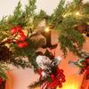 MUHRNULH 2 in 1 Garland Stocking Mantel Holders Adjustable Stocking Hangers for Garland No Drill Garland Fireplace Stocking Hanger with 2 Hooks for Home Christmas Decoration (Black) view 4