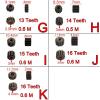 XvuaTeIw Charging Electric Hand Drill Gear 6/7/8/9/11/12/13/14/15/16T Teeth For RS 550 775 Motor Shaft 3/3.9/4.9mm Replaceable Motor Gear(P) view 3
