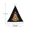DWWKWJ Trinidad And Tobago Defence Force Christmas Hat Xmas Holiday Party Hat With Led Light Santa Hat For Xmas New Year Party Headwear view 4