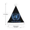 DWWKWJ United Nations Christmas Hat Xmas Holiday Party Hat With Led Light Santa Hat For Xmas New Year Party Headwear view 4