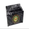 Military Marble Urn for Ashes  Military Army Design - Army Black - Large - Cultured Marble Cremation Urn for Veterans  Durable, Engravable view 3