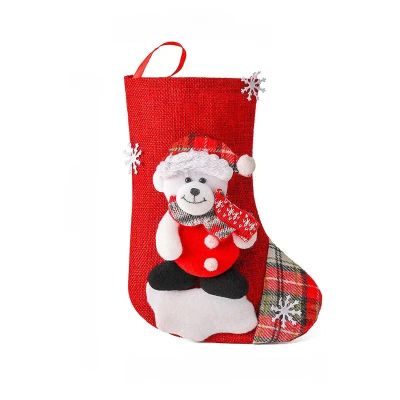 LWANGYXIE Christmas Christmas Stockings Bags Christmas Small Sock Pendants Christmas Tree Ornaments Bags