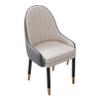 DONGDAWAN Meal Chairs Faux Leather Upholstered Chair with Arms Mid Century Modern Dining Chairs with Wood Frame for Kitchen Restaurant Dining Living Room Chairs Seat Height 46cm view 1