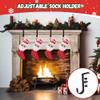 JUDUNA 2 in 1 Garland and Stocking Hanger, 2025 New Fireplace Stocking and Garland Hanger, Garland and Stocking Mantel Holders, Adjustable Stocking Holder for Xmas Hanging Decorations (Black#2Pcs) view 4