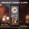 ZE WOOD Weasley Family Harry Potter 3D Wall Clock - Collectible Reddish Brown Wooden Clock, Silent Large Modern Rustic Decorative Home Decor for Harry Potter Fans, Mother's Day Gift (8 spoons, M) view 2
