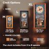 ZE WOOD Weasley Family Harry Potter 3D Wall Clock - Collectible Reddish Brown Wooden Clock, Silent Large Modern Rustic Decorative Home Decor for Harry Potter Fans, Mother's Day Gift (8 spoons, M) view 4