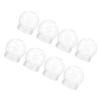 OKUMEYR 24pcs Clear Water Globes for Crafts Empty Snow Globes Cap Jars for Christmas Decorations Easy to Pet Material for Creative Projects view 2