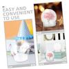OKUMEYR 24pcs Clear Water Globes for Crafts Empty Snow Globes Cap Jars for Christmas Decorations Easy to Pet Material for Creative Projects view 4
