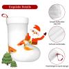 YQxwJL Cute Goldfish Print Christmas Stockings Family Kids 18" Xmas Stockings Christmas Ornaments for Holidag Decor view 4
