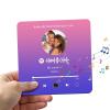 Custom Music Album Fridge Magnet  Personalized Music Player with Photo,Song & Album Cover,Personalized Music Refrigerator Magnet Built-in Music Player,Gifts for Couples Music Lovers view 1