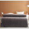 SUZEPER 100% Wool Fleece Fitted Mattress Cover Pad with Elastic Bands,Breathable Lamb Wool Mattress,Thicken Pure Wool Bed Topper,Folding Lamb Velvet Mattress,for Twin/Full/Queen/King(Full, Gray) view 1