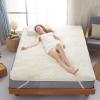 SUZEPER 100% Wool Fleece Fitted Mattress Cover Pad with Elastic Bands,Breathable Lamb Wool Mattress,Thicken Pure Wool Bed Topper,Folding Lamb Velvet Mattress,for Twin/Full/Queen/King(Full, Gray) view 2