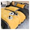 Milk Cashmere Bedding Sets Bed linens Bed Cover Duvet Cover Flat/Fitted Sheet Pillowcase 4pcs,Bed view 4