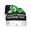 DWWKWJ Community Emergency Response Team Christmas Hat Xmas Holiday Party Hat With Led Light Santa Hat For Xmas New Year Party Headwear view 1