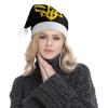 DWWKWJ Coat Of Arms Of Ukraine Christmas Hat Xmas Holiday Party Hat With Led Light Santa Hat For Xmas New Year Party Headwear view 2