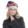DWWKWJ America And Maryland Flag Christmas Hat Xmas Holiday Party Hat With Led Light Santa Hat For Xmas New Year Party Headwear view 2