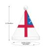 DWWKWJ Episcopal Church Flag Christmas Hat Xmas Holiday Party Hat With Led Light Santa Hat For Xmas New Year Party Headwear view 4